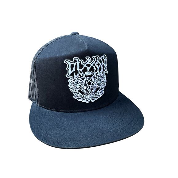 Dixxon Black Pentagram Mesh Snapback Hat - Picture 1 of 12